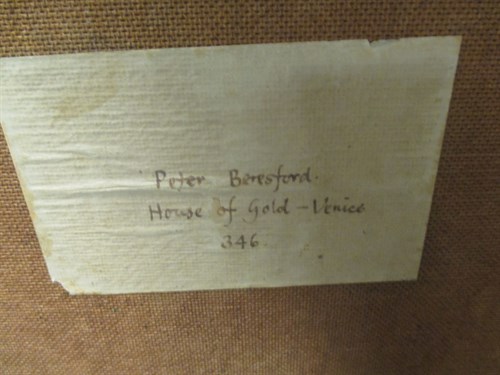 Lot 6 - Peter Beresford (Modern British School) 'House...