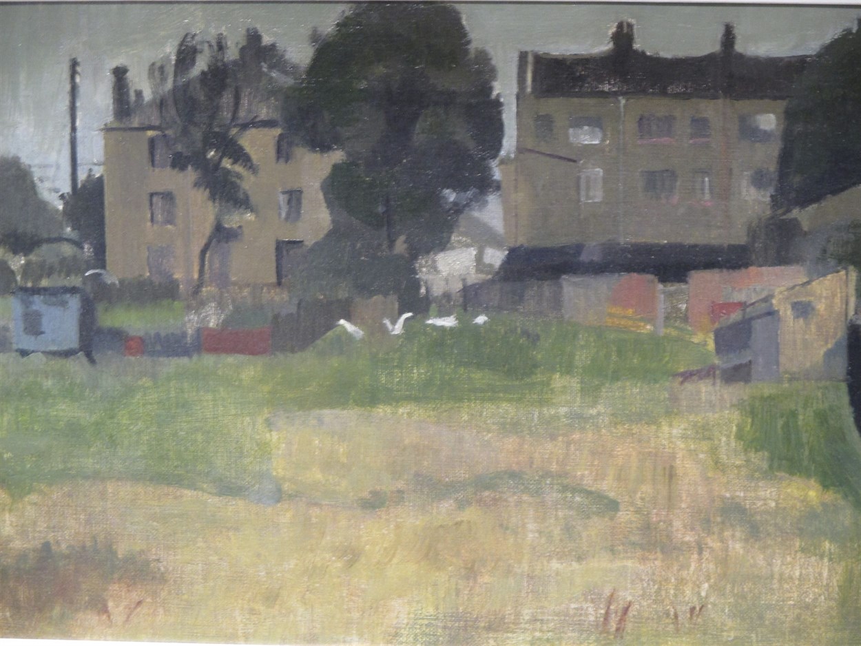 Lot 20 - Gwen Webb (British, 1909-1990) 'Houses at...