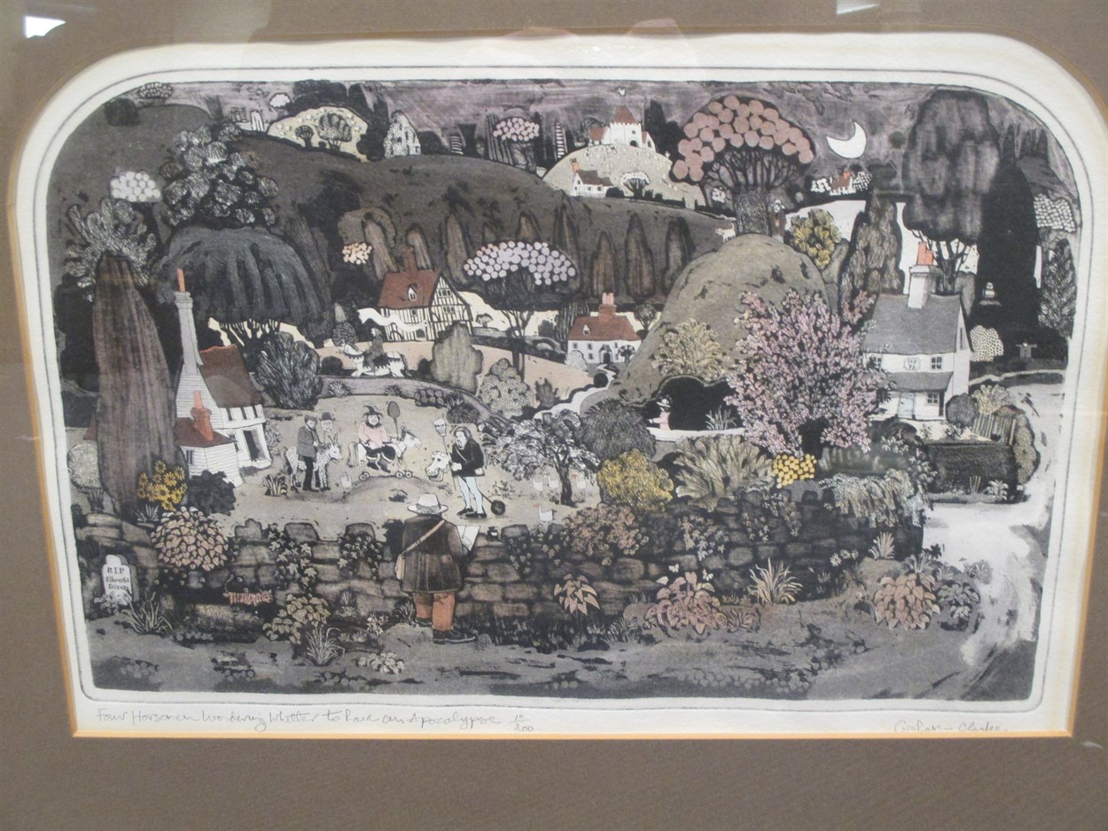 Lot 21 - Graham Clark (British, b.1941) 'Four Horsemen...