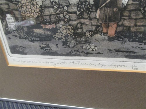 Lot 21 - Graham Clark (British, b.1941) 'Four Horsemen...