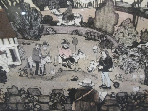 Lot 21 - Graham Clark (British, b.1941) 'Four Horsemen...