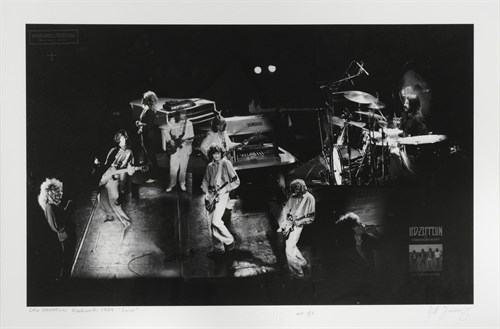Lot 332 - Jill Furmanovsky (British, born 1953), Led Zeppelin at Kebworth, 1979