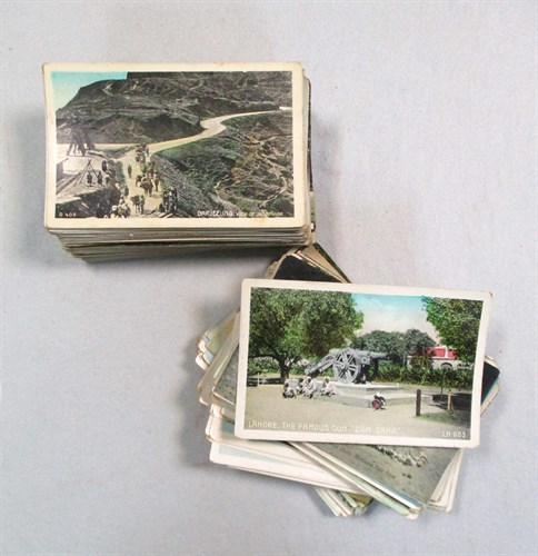 Lot 247 - India, a collection of colour postcards, early...