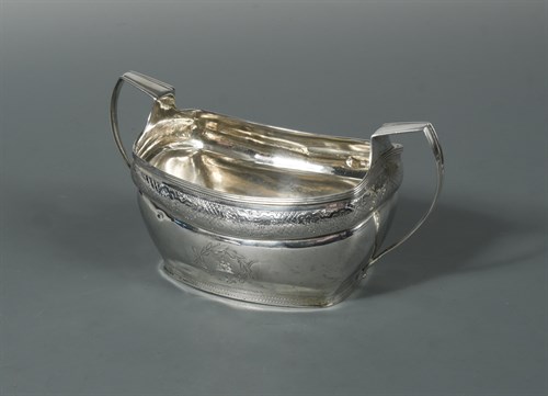 Lot 455 - Dublin - A William lV silver sugar basin