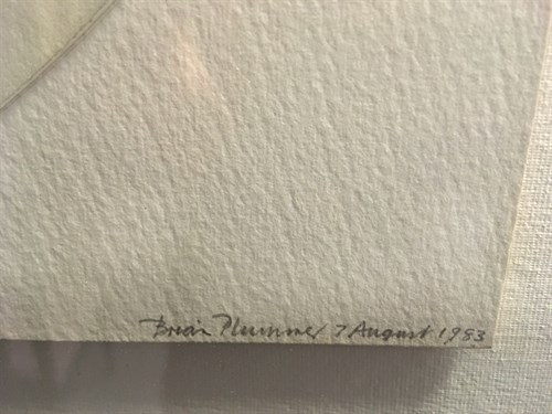 Lot 46 - Brian Plummer (b.1934) Abstract, signed dated...
