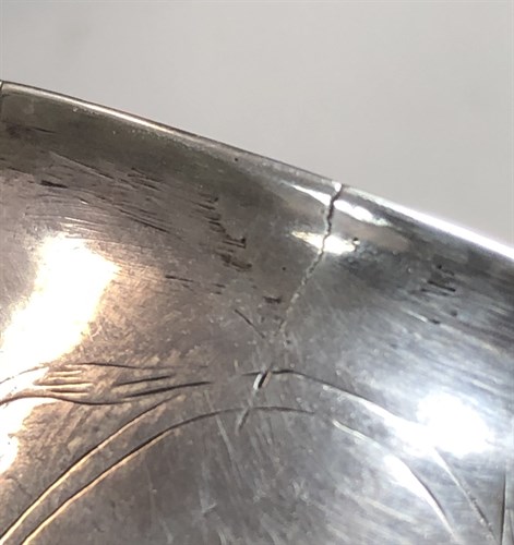 Lot 442 - Banff - An extremely rare Charles II silver tumbler cup