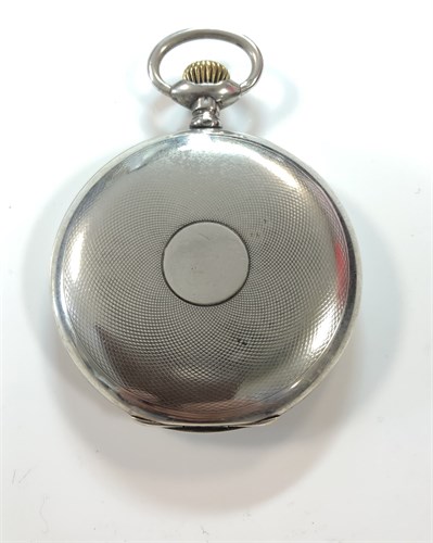 Lot 255 - IWC - A continental silver full hunter pocket watch