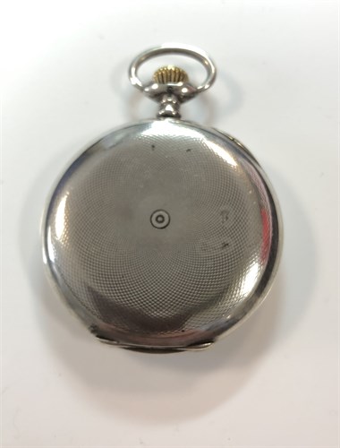 Lot 255 - IWC - A continental silver full hunter pocket watch