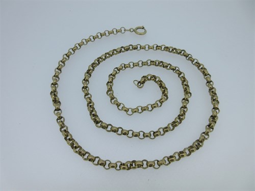Lot 19 - A belcher link long chain