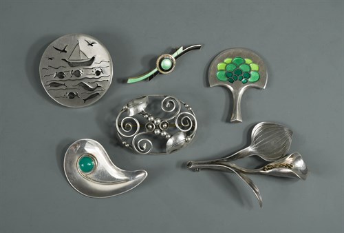 Lot 184 - A good collection of mostly Scandinavian jewellery