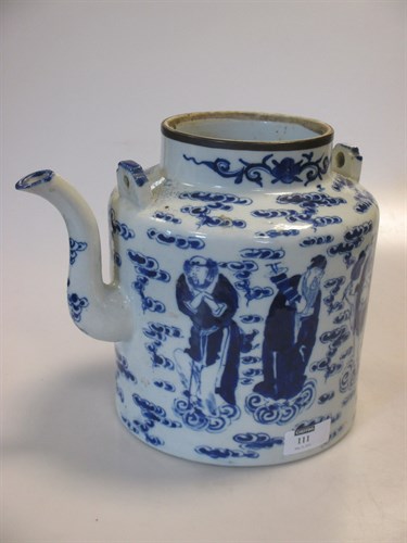 Lot 111 - see item 37. A 19th century Chinese blue and...