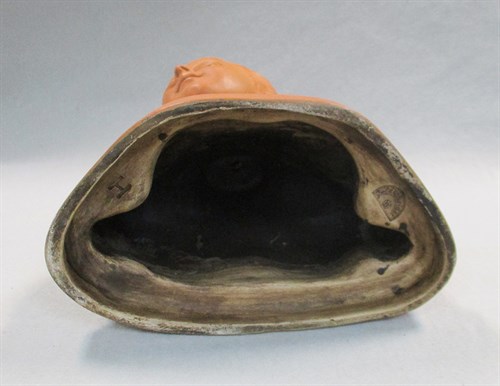 Lot 38 - A Goldscheider terracotta bust of a young female nude