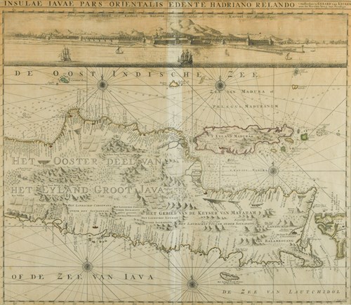 Lot 75 - Gerard van Keulen. Map of Java.