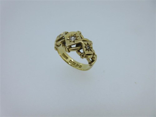 Lot 78 - An Edwardian 18ct gold and diamond ring