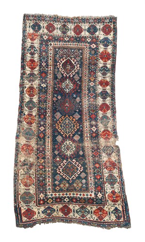 Lot 506 - An attractive late 19th century Shirvan rug