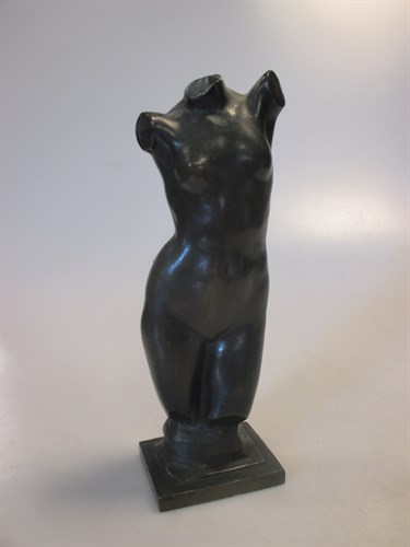 Lot 107 - An early 20th century bronze study of a nude,...