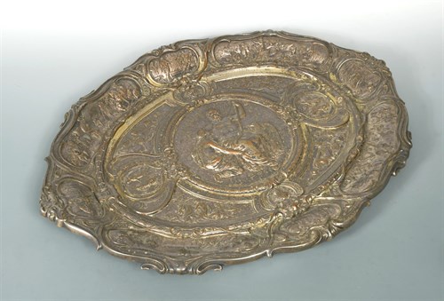 Lot 285 - A Victorian electrotype tray