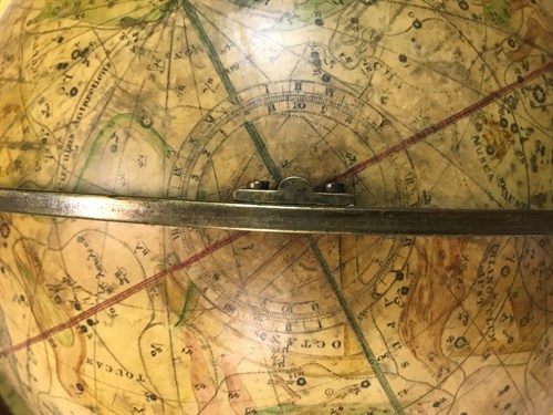 Lot 408 - A New Twelve Inch Terrestrial Globe by Bardin, London, 'with additions to 1805' and Celestial Globe to match signed 'Messer, Minories, London'