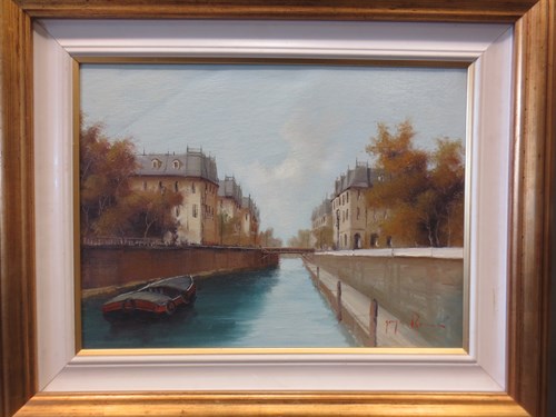 Lot 449 - Giorgio Rocca (Italian b.1959) French Canal...
