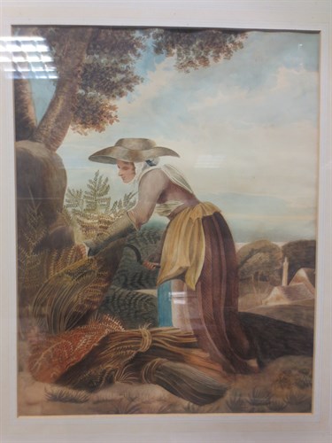 Lot 474 - English School (19th century) 'A country lady...