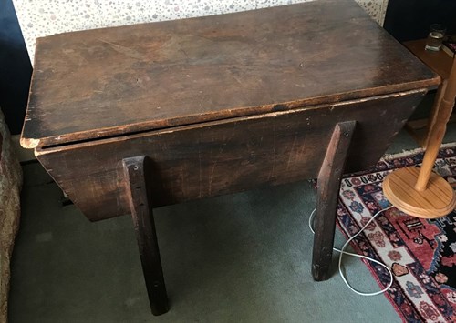 Lot 506 - An elm dough bin, 76 x 105.5 x 55cm and an oak...