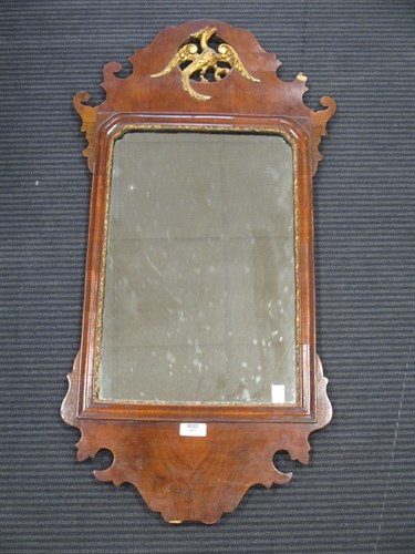 Lot 489 - Three reproduction fret carved wall mirrors (3)