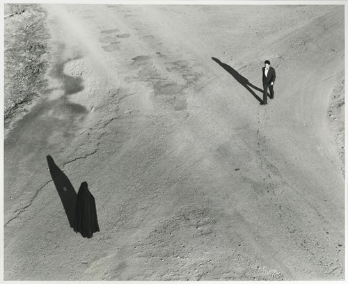 Lot 334 - Shirin Neshat (Iranian, born 1957), Fervor (Couple at Intersection), gelatin silver prints, in three parts