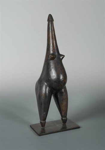 Lot 151 - A contemporary phallic bronze sculpture