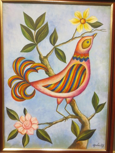 Lot 484 - Aguilar Ortiz (20th Century), Multi-coloured...