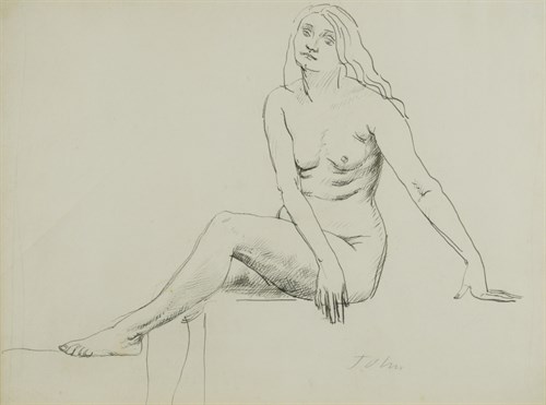 Lot 382 - Augustus John, OM, RA (Welsh, 1878-1961)