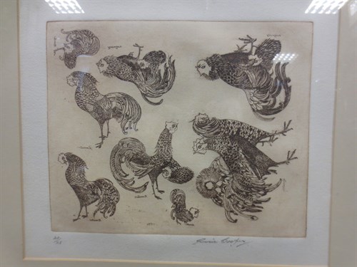 Lot 512 - Susie Cooper (1902-1995). "Roosters" signed...