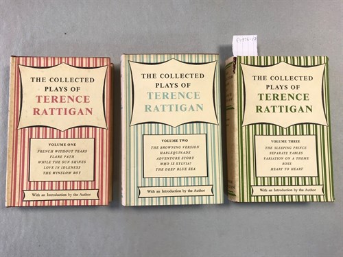 Lot 407 - RATTIGAN (Terence) The Collected Plays, 3 vols....