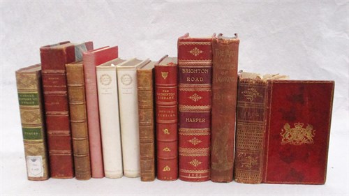 Lot 162 - Bindings, sporting literature etc. HUISH...