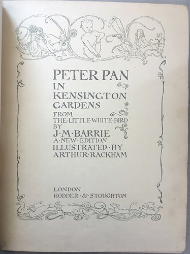 Lot 359 - RACKHAM (Arthur) Illustrator. Peter Pan in...