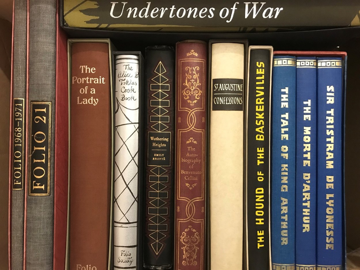 Lot 335 - Folio Society in slip cases. BAWDEN (Edward;...