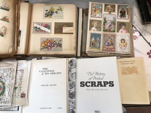 Lot 283 - Victorian and Edwardian greetings cards and...
