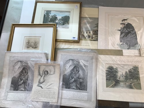 Lot 284 - Cambridge scenery. Various mainly unframed...