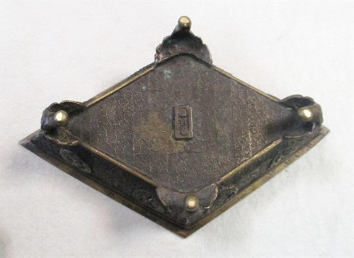 Lot 11 - A Sino-Tibetan bronze censer and cover, Qing...