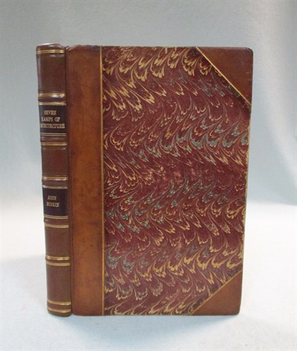 Lot 175 - RUSKIN (John) The Seven Lamps of Architecture,...