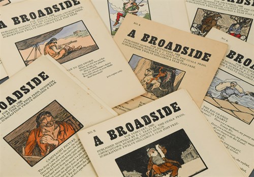 Lot 324 - CUALA PRESS BROADSIDES. A complete set of 84...