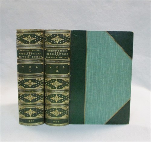 Lot 179 - GRONOW (Captain) The Reminiscences and...