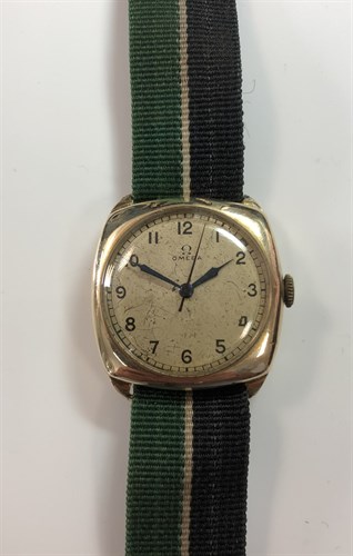 Lot 274 - Omega - A gentleman's 9ct gold wristwatch
