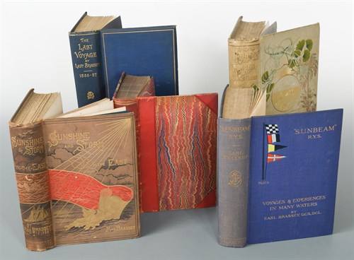 Lot 464 - BRASSEY (Anne) four titles (3 in publisher's...