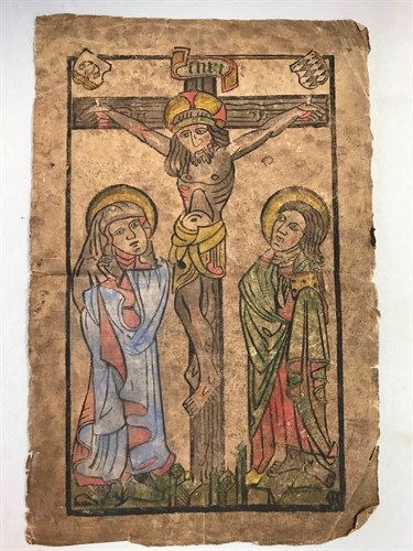 Lot 207 - German School, a rare German hand-coloured...