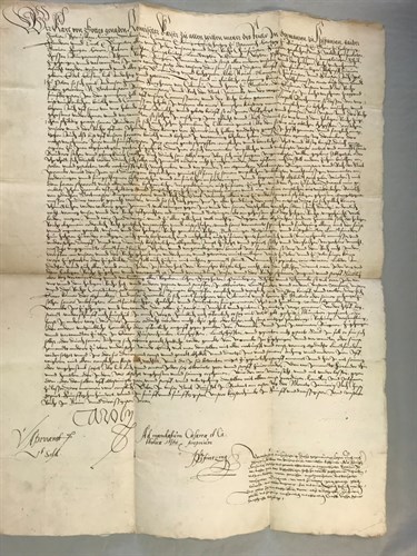 Lot 208 - Emperor Charles V (1500-1558), a large signed...