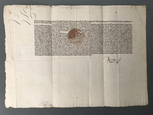 Lot 209 - Maximilian I, Emperor, an incunable broadside...