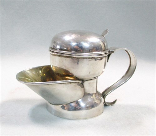 Lot 380 - A Victorian silver shaving mug
