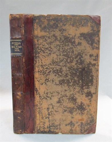 Lot 132 - JUVENALIS. Satires. Oxford 1673, folio,...
