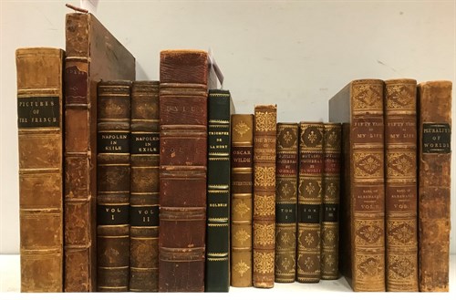 Lot 394 - Literature, leather bound. HOLBEIN. The Dances...