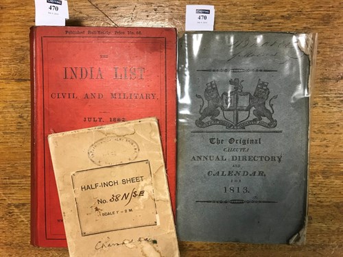 Lot 470 - India interest. Calcutta Annual Directory and...